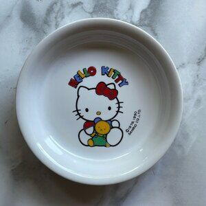 Vintage Sanrio Hello Kitty Retro Mini Ceramic Dish - 1990